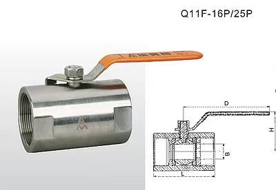 菏澤Q11F-16P25P不銹鋼球閥