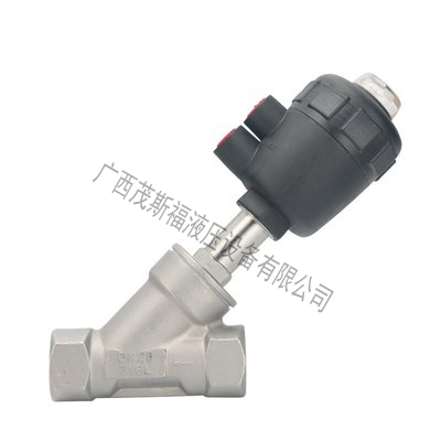 連云港304絲扣氣動角座閥