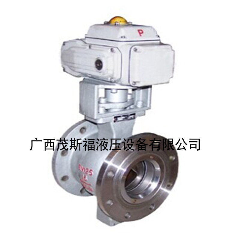 汕頭氣動V型切斷球閥QJ941M-10/16
